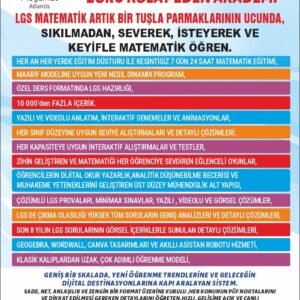 LGS MATEMATİK 1 YILLIK ABONELİK